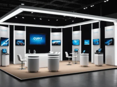décoration stand salon